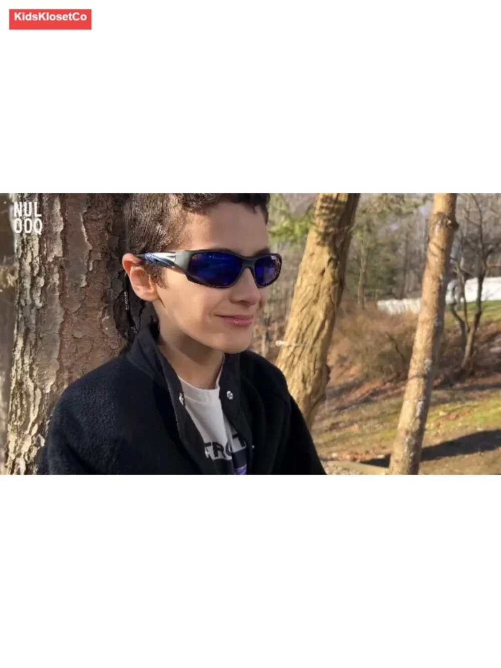 Flexible TPEE Frame Kids Polarized Sunglasses for Sports